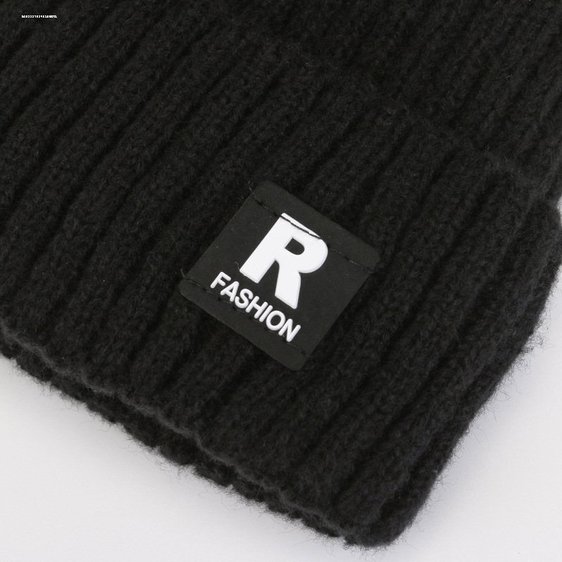 帽子男士秋冬潮毛线帽男款保暖百搭冷帽宽松大头围显脸小针织帽男