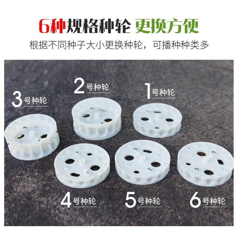 园艺播种机手推摇式花生玉米大豆棉花滚轮点轮