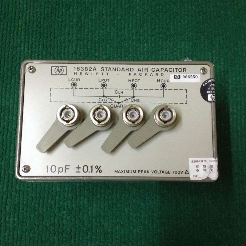 Agilent 16380A 标准空气电容器套件之HP 16382A议价