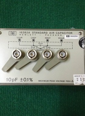 Agilent 16380A 标准空气电容器套件之HP 16382A议价