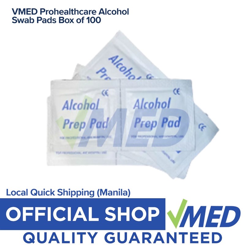 newPRO HEALTH CARE Alcohol Swab Pads Box Of 100