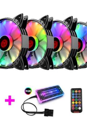 Amber Varible Color Computer PC Fan Adjust RGB Cooling Fan 1