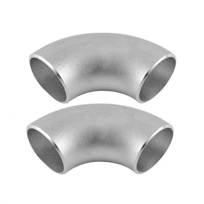 臻工品304材质不锈钢弯头90度焊接弯头弯管单位:个48mm