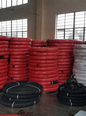 新黑色泥水管高压耐磨夹桩机排污浆打布橡胶管253X4568N寸品