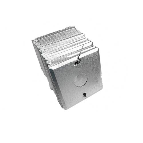 包邮86型暗装底盒铁盖板金属接线盒盲板八角白板开关盒盖装饰面板