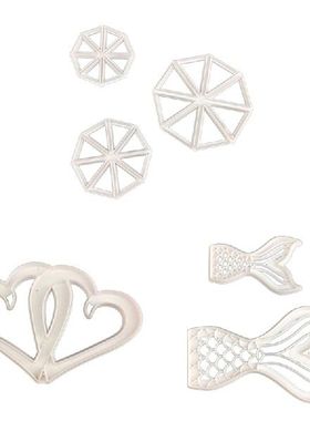 3 Types Plastic Fondant Cutter Cake Mold Fondant Cupcake