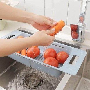 sink Adjustable kitchen household fruits retractable
