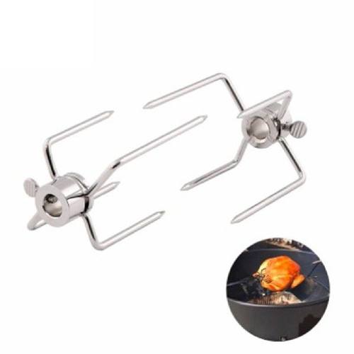 BBQ Rotisserie Forks Stainless Steel Spit BBQ Forks