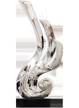 办公室酒店过道雕塑艺术品抽象玄关摆件创意家居装饰品招财艺术品