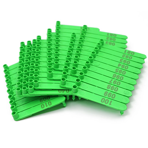 极速100pcs Sheep Goat  Ear Tag Pliers Ear Laser Typing Plast