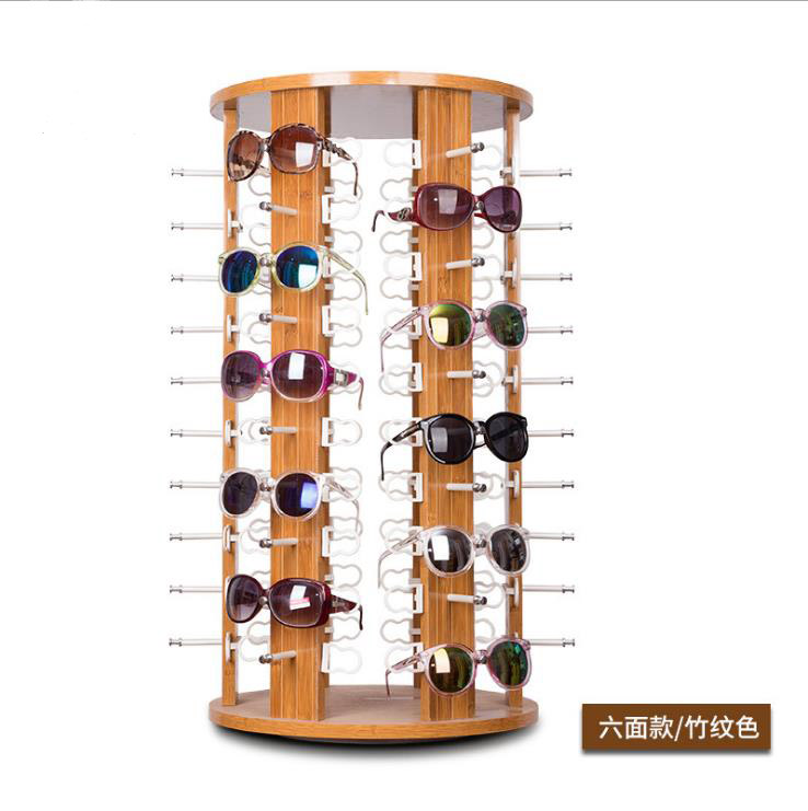 旋转墨镜陈列台 柜台式眼镜展示架 桌面挂钩平光镜太阳眼镜货架