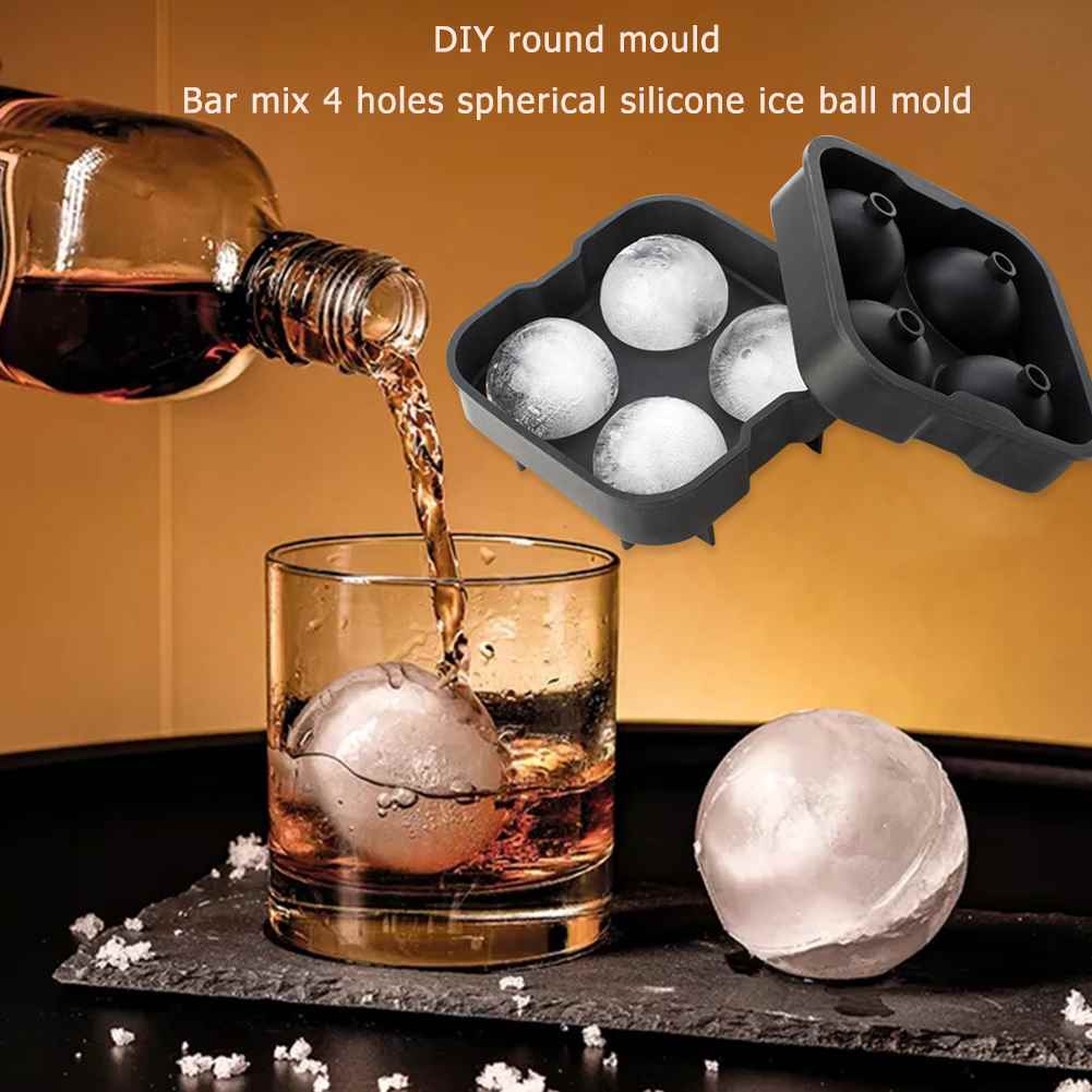 .Home Ball Ice Molds  Bar Party Cocktail Use Sphere Round