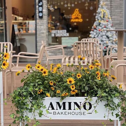 极速外摆围栏花箱栅栏简约铁艺花架商业街门店户外绿植隔断种植槽