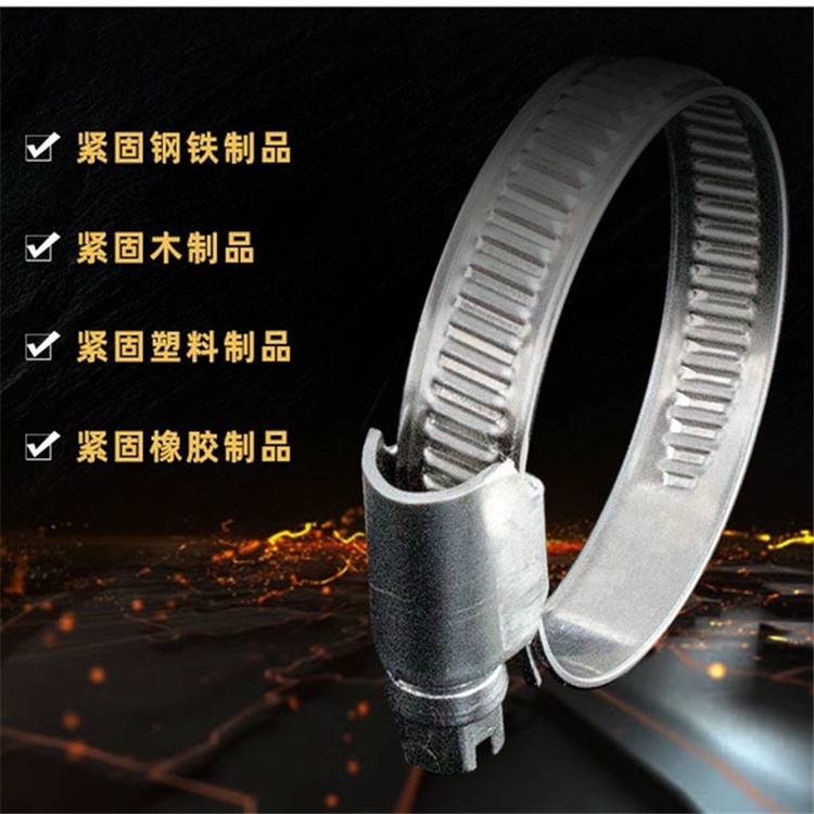 德式不锈钢喉箍 卡箍 抱箍 水管卡子 全钢喉箍8-110 频宽9mm管夹