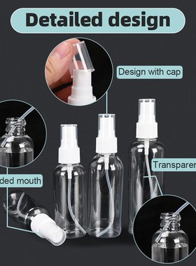20/30/50/100ml Refillable Bottles Transparent Plastic Perfum