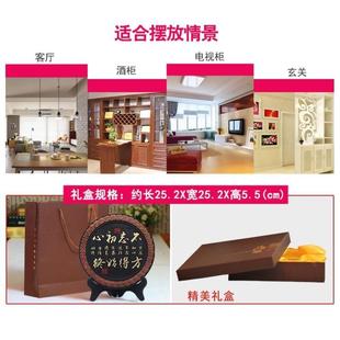 董事长办公室办公桌摆件字男士高档创意工艺品老板书柜装饰品高端