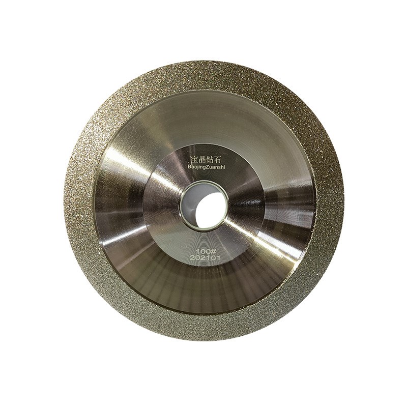 碗型砂轮电镀钎焊钨钢铣刀砂轮合金钻头金刚石磨刀机砂轮