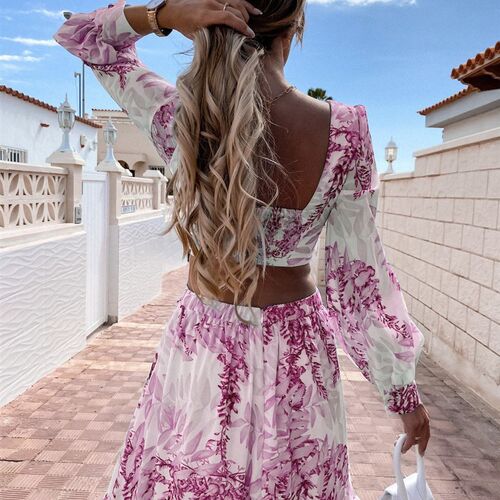 好货Women Tunic Beach ver Up 2022 Summer Sexy V-Neck Backles