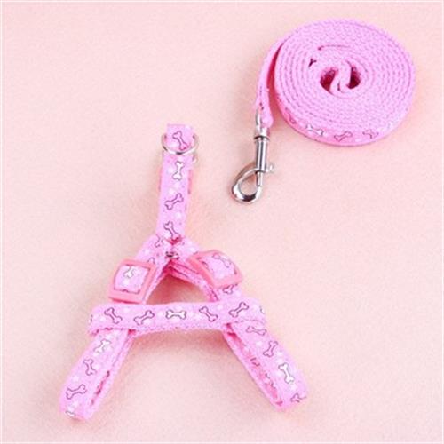 宠物狗狗牵引绳夏天犬可爱泰迪小型用小公主博美夏季遛狗胸背带式