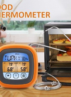 Electronic Digital Display Barbecue Food Thermometer Probe W