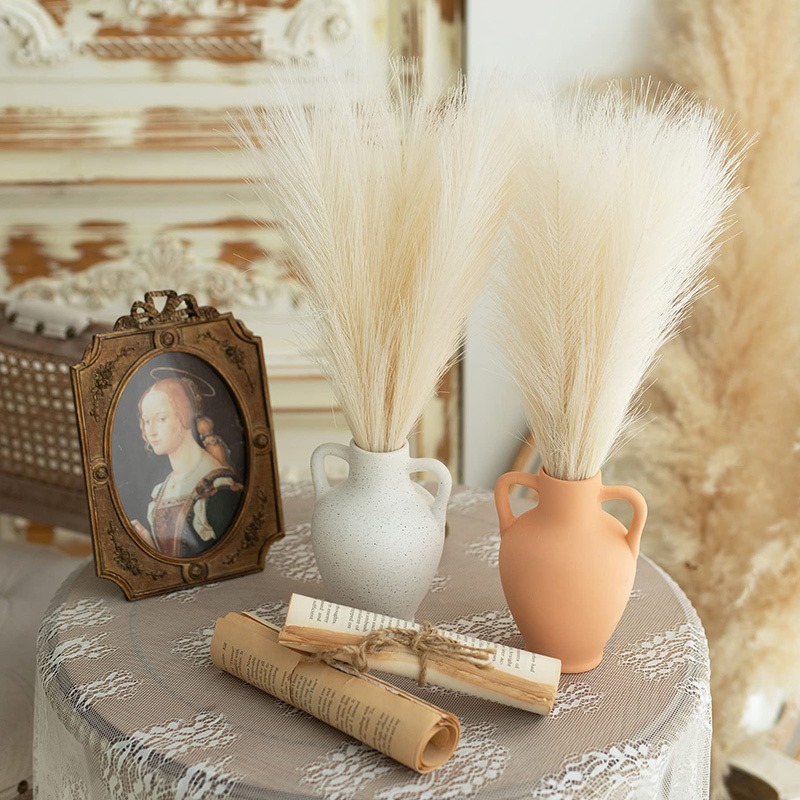 55CM 5/10/20PCS Fluffy Pampas Grass Boho Decor Flower Fake P