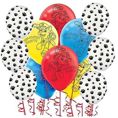 极速Bundleofbeauty BJ901 - Paw Patrol Party Balloons - 12Pac
