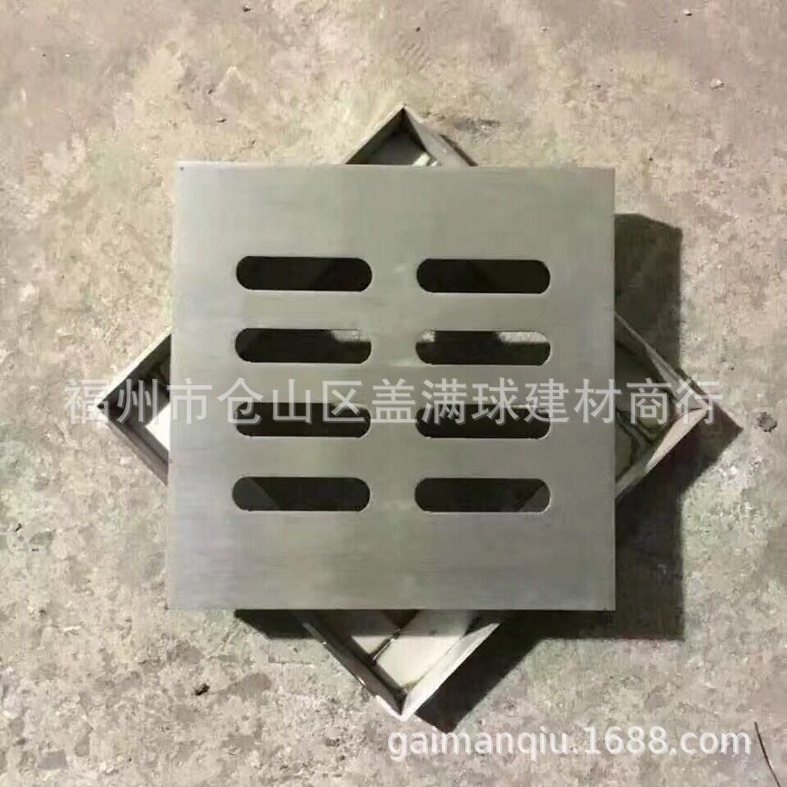 盖满球 304材质 福州不锈钢箅子厂 不锈钢沟盖批发 福建隐形盖板