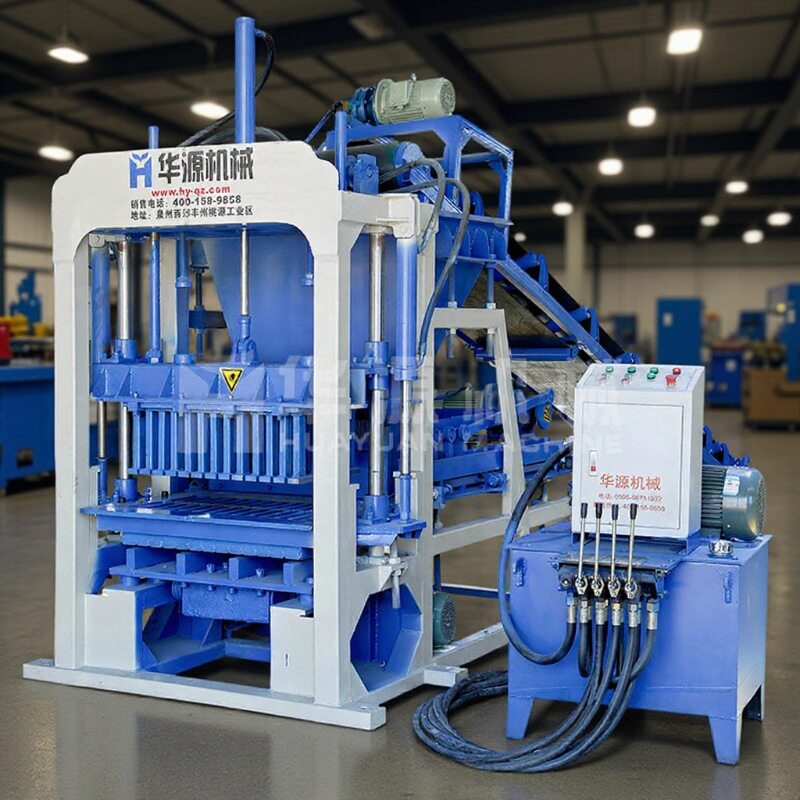 QT4-30半自动免烧空心砌块砖机