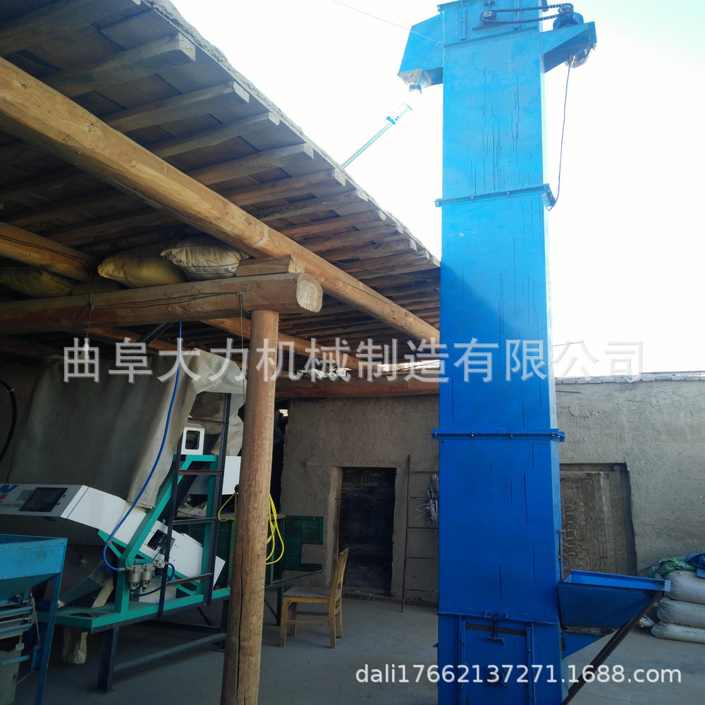 粮食饲料装仓密封斗式提升机 水泥粉提升加料机 输送机批发厂家