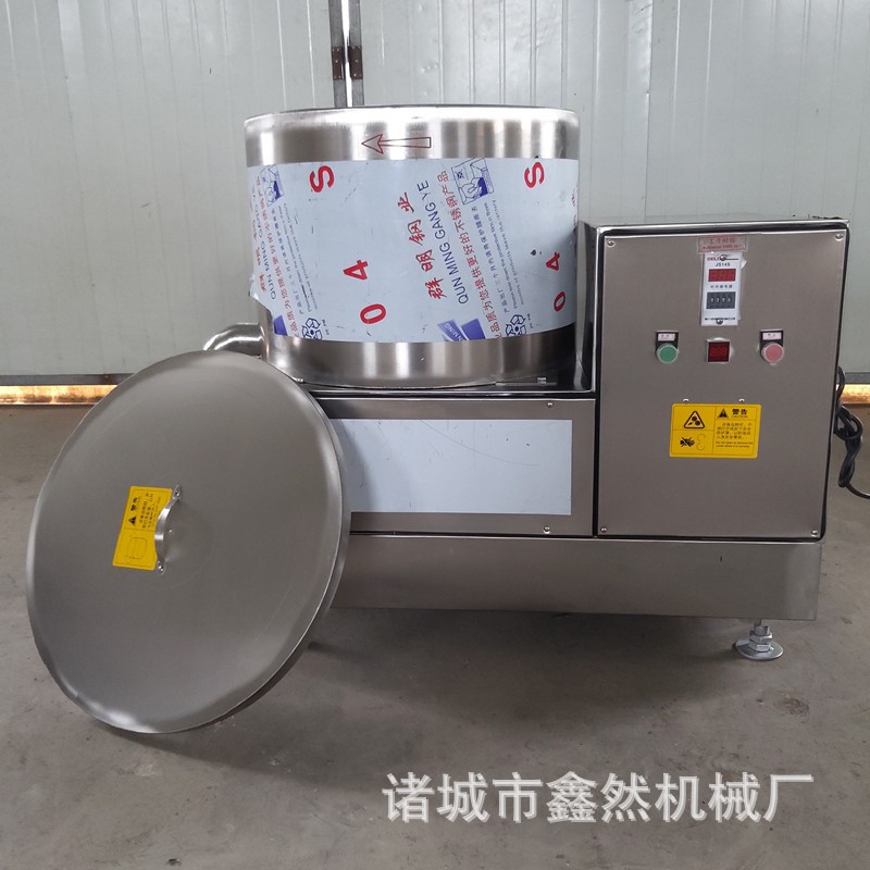 小型不锈钢蔬菜辣椒脱水机 核桃肉油炸食品脱油机 小型脱水机