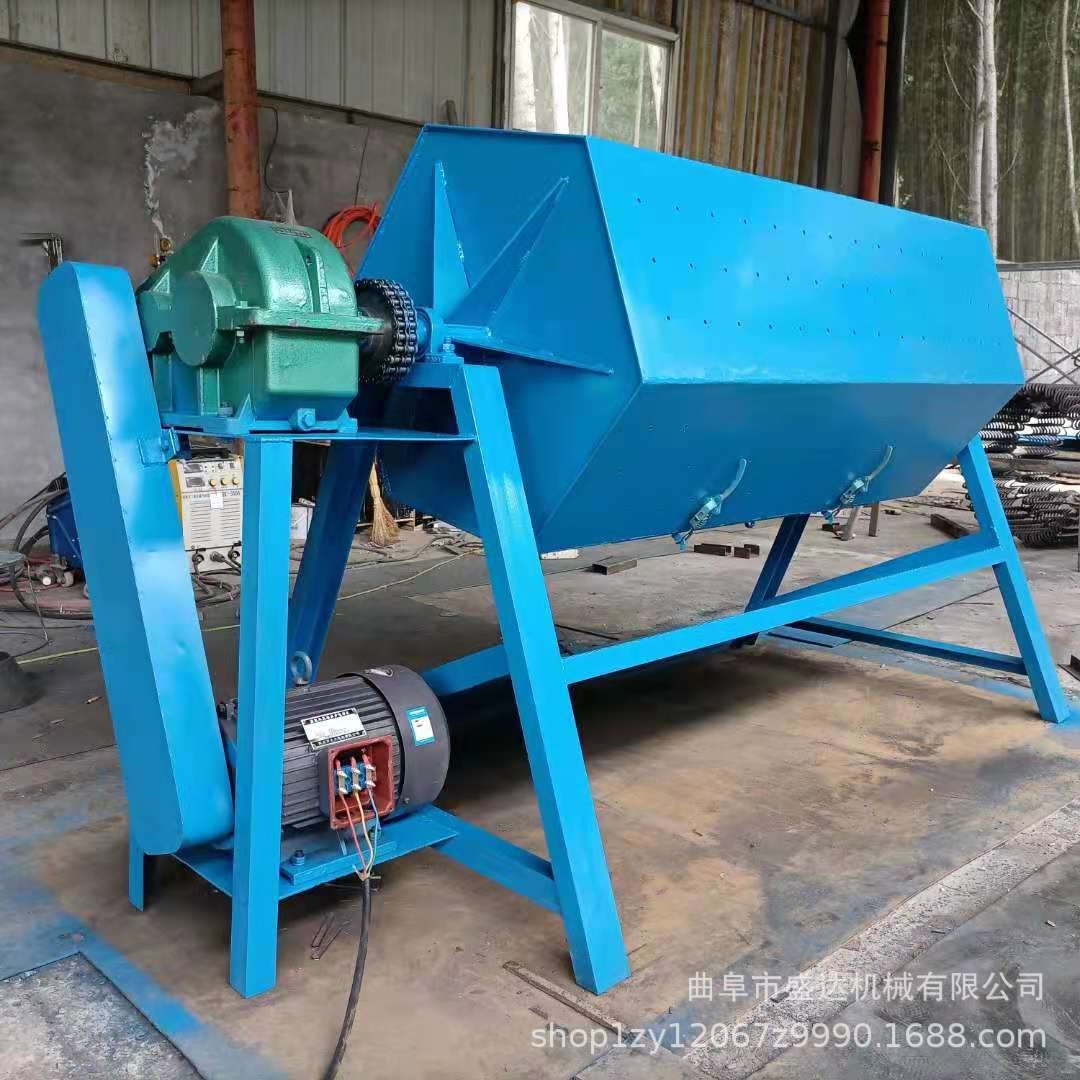 金属研磨机挂车配件抛光机 六棱滚筒芝麻石打磨机现货供应多少钱