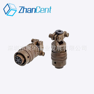 55芯军标卡扣式连接22-55S/P针/孔工业级圆形连接器