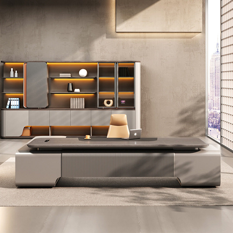 现代高档老板总裁大班台