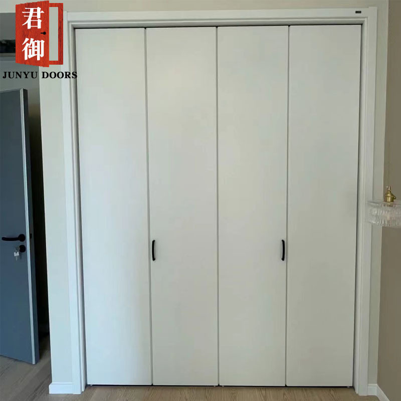 网红隐形折叠衣帽间吊轨