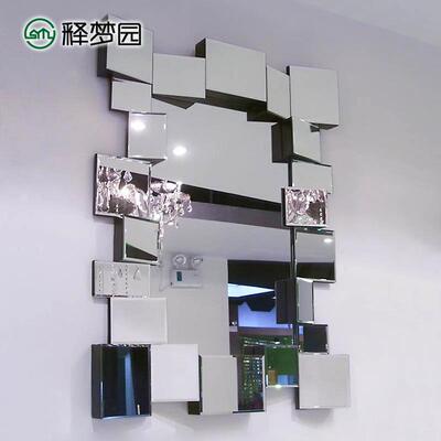 立体挂镜装饰镜/玄关镜/浴室镜/时尚镜子/化妆镜/欧式0061