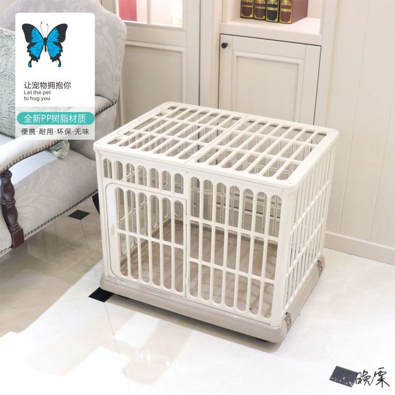 不锈钢狗笼展示三层狗笼子小型防雨宠物家用室内中型繁殖宠物店