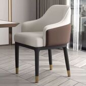 意式 轻奢餐椅家用简易家具餐桌椅子高级感餐厅酒店简约洽谈椅高级