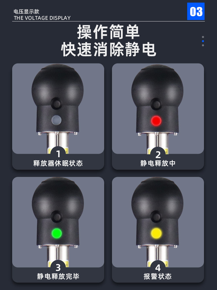 适用专票人车一体本安型人体静电接地释放器消除器加油站卸油罐区