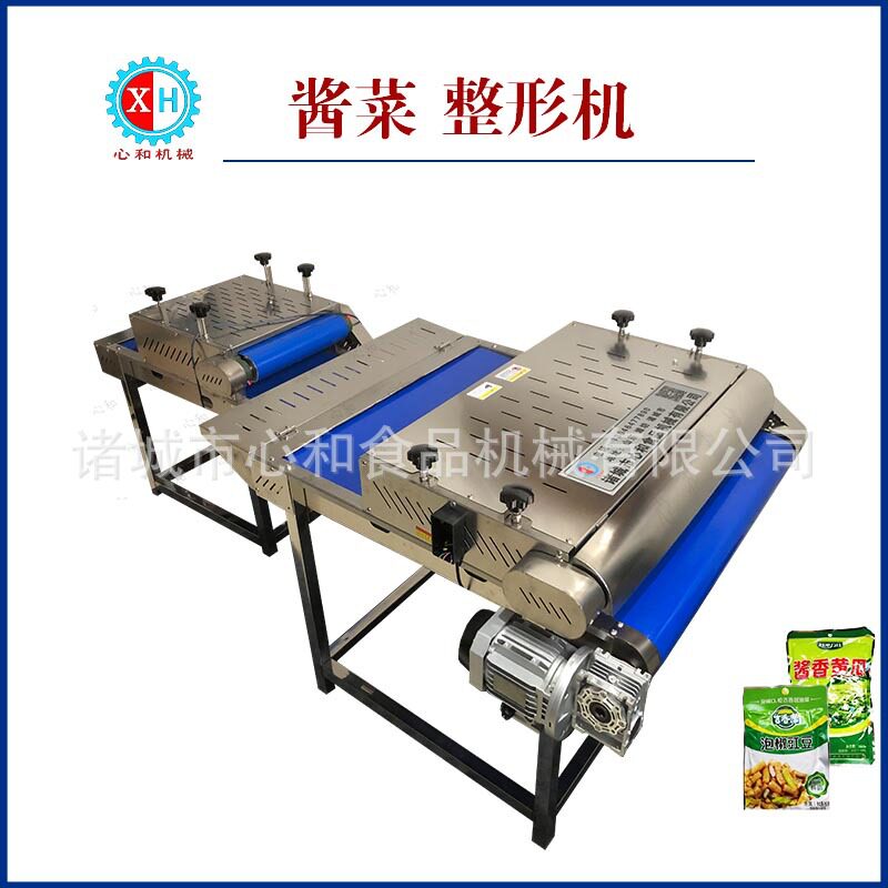 新款肉制品整平机 宠物食品湿粮猫条压平机 小鸡柳鸡骨架压平机器图片