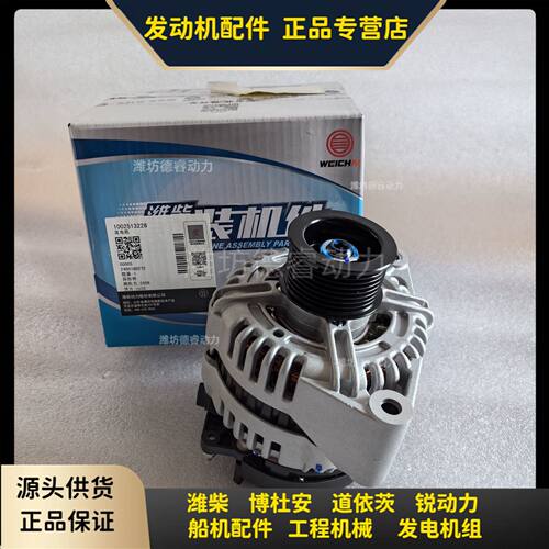 发电机1002513228 潍柴博杜安6M33发动机 16M33 原厂Baudouin