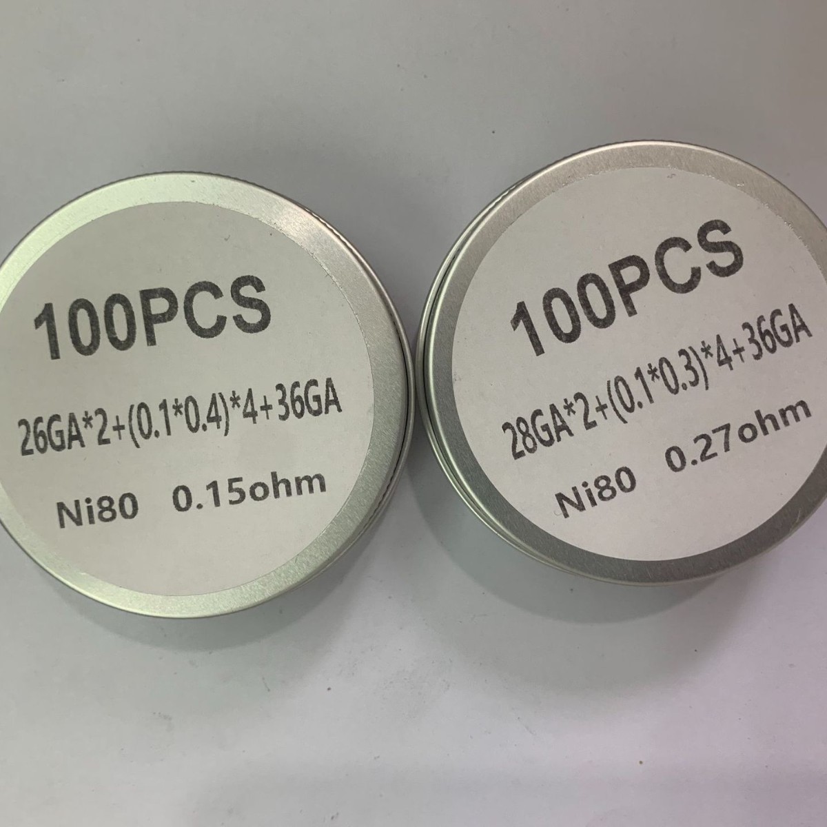 成品NI80六芯花式发热丝电阻丝