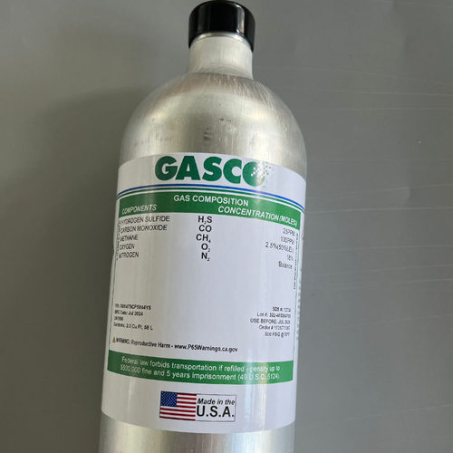 美国GASCO8AL-58L船用标准气体四合一船用标气BW气体检测仪用