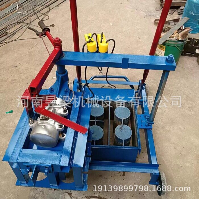 移动式小型制砖机空心砖透水砖马路花砖标砖生产机器昱梁机械设备