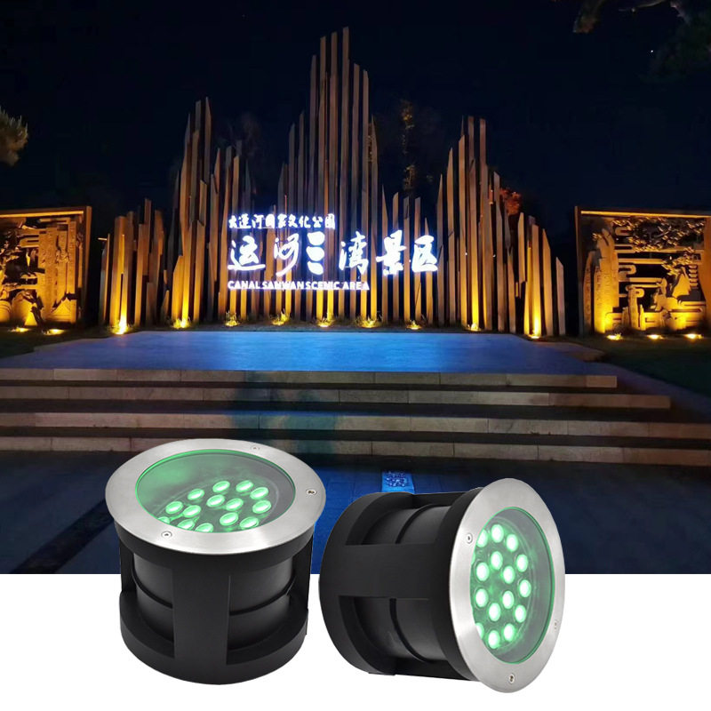 LED可调角度户外防水地埋灯