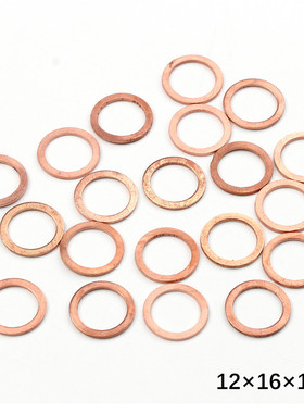 20/50pcs M6 M8 M10 M12 M14 M16 M18 M20Solid Copper Washer