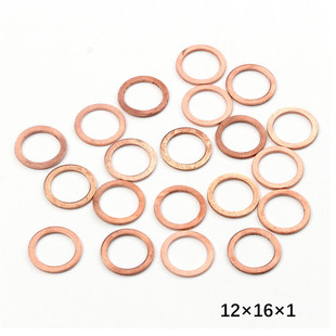 20/50pcs M6 M8 M10 M12 M14 M16 M18 M20Solid Copper Washer