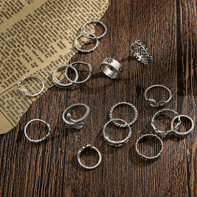 好货16Pcs 2022 Fashion nd Style Temperament Jewelry Personal