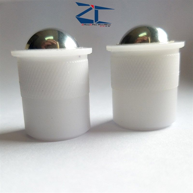 压入式球头柱塞滚轮送输设备配件钢珠滚轮PFPR7 9 13 15 20金属珠