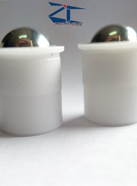 压入式球头柱塞滚轮送输设备配件钢珠滚轮PFPR7 9 13 15 20金属珠