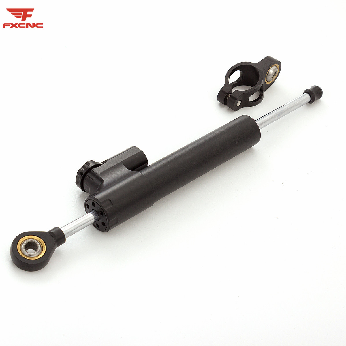 适用越野摩托车 钛尺方向 阻尼器 加长款295mm  车头防甩头稳定杆